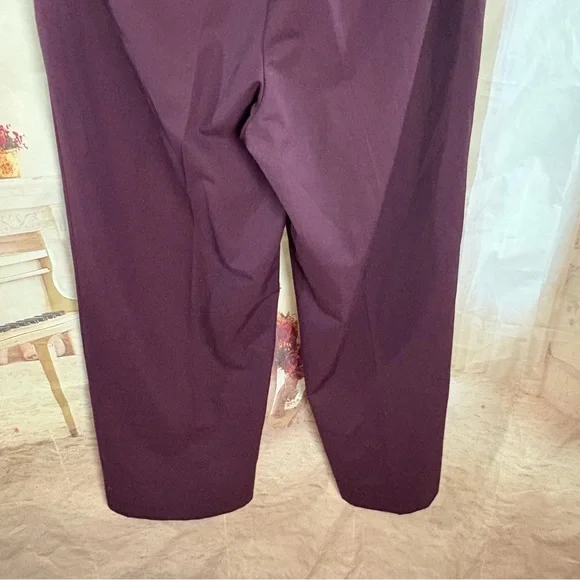 NEW Talbots TALBOTS WESTON PANTS in Deep Burgundy - Picture 7 of 9